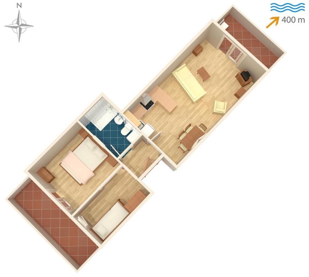 Apartments For Families With Children Zdrelac, Pasman - 8424 Eksteriør bilde